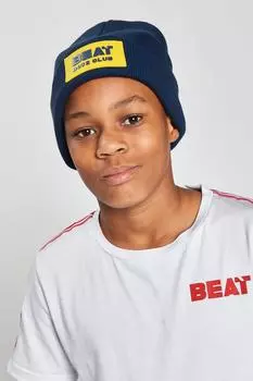 Логотип шапки-бини Beat Boyz Club, темно-синий