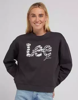 Логотип SW мытый Lee, черный