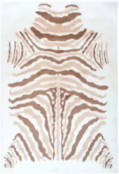 Лохматый ковер Calo-Deluxe "Vosges 400", прямоугольный, мягкий на ощупь, для гостиной 120х160 см, белый/слоновая кость