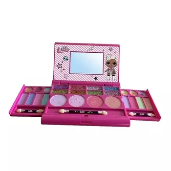 LOL Surprise Lorenay Palette Makeup, 8 мерцающих теней, 21 цветной блеск, зеркальце и кисточки — один размер L.O.L. Surprise