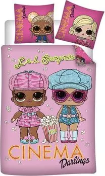 ЛОЛ Сюрприз! Пододеяльник Cinema Darlings 140 х 200 см - полиэстер Aymax