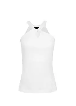 Lola белая блузка с узлом Lol