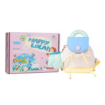 Lola Design Женский рюкзак, Белый + подвеска-перчатка (большая)