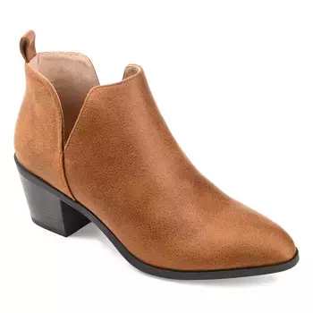 Лола широкие ботинки в стиле вестерн Journee, коричневый