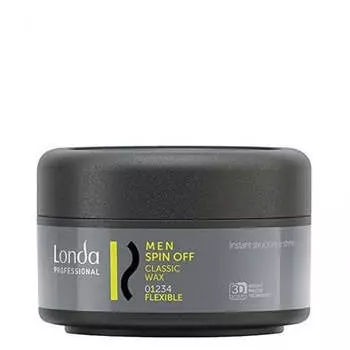 Londa Professional Воск для укладки волос Men Spin Off Classic Wax для мужчин 75мл
