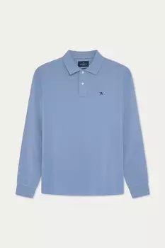 Лондон мужчины рубашка поло Hackett, синий