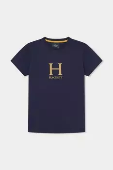 Лондон, старшие мальчики футболка Hackett, синий