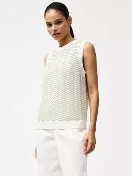 Лондонский джемпер без рукавов French Connection, кремовый