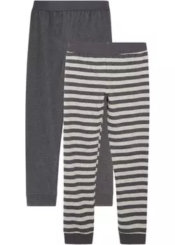 Лонг джонсы для детей (2 шт) Bpc Bonprix Collection, черный