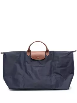 Большая дорожная сумка Longchamp Le Pliage, синий