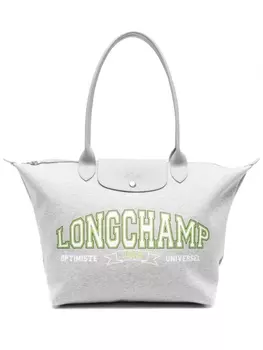 Longchamp большая сумка на плечо Le Pliage, серый