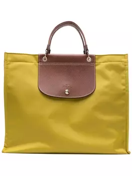 Longchamp большая сумка-тоут Cabas Longchamp, зеленый
