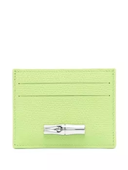 Longchamp картхолдер Le Roseau, зеленый