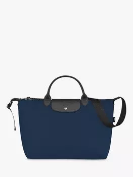 Longchamp Le Pliage Energy Большая сумка с верхней ручкой, темно-синяя