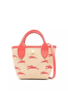 Longchamp маленькая сумка-тоут Le Panier Pliage, оранжевый