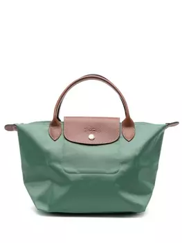 Longchamp маленькая сумка-тоут Le Pliage Original, зеленый
