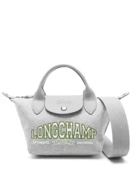 Longchamp маленькая сумка-тоут Le Pliage, серый