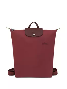 Longchamp рюкзак на молнии, красный