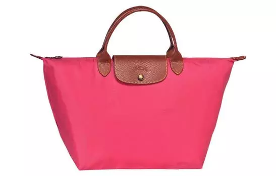 LONGCHAMP Сумка-мешок для пельменей Le Pliage из полиамида, женская, среднего размера, красная
