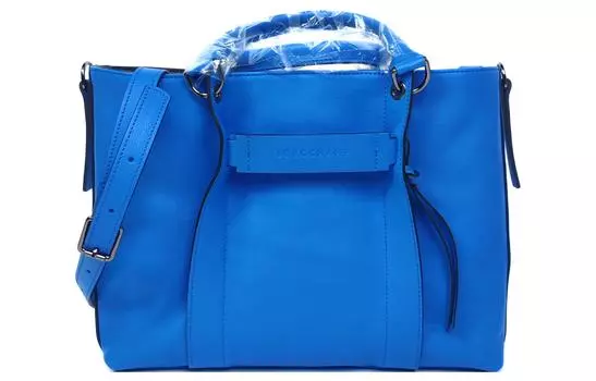 LONGCHAMP Сумка-мессенджер из телячьей кожи 3D, сумка через плечо, женская сумка-туба цвета кобальтово-синего цвета