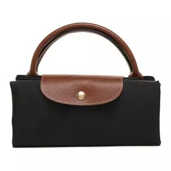 LONGCHAMP Сумка-мессенджер Le Pliage Fabric Handbag, сумка-мессенджер, сумка через плечо, очень большая, унисекс, черная