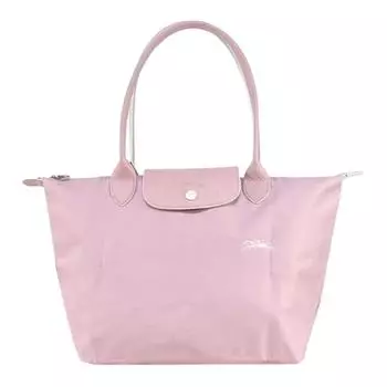 LONGCHAMP Сумка-мессенджер Le Pliage из полиамидной ткани, холщовая, сумка-мессенджер на одно плечо, среднего размера, женская, розового цвета