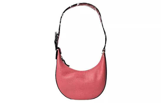 LONGCHAMP Сумка-мессенджер Roseau Essential из коровьей кожи Crescent Moon, женская, гранатово-красная