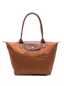 Longchamp сумка на плечо Le Pliage среднего размера, коричневый