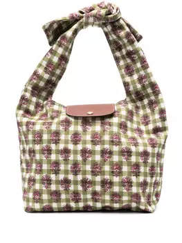 Longchamp сумка на плечо Le Pliage среднего размера, зеленый