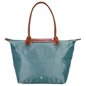 LONGCHAMP Сумка-шоппер из переработанного полиамида, холст, сумка на одно плечо, большого размера, женская, зеленого цвета