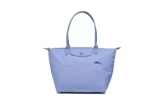 LONGCHAMP Сумка-шоппер Le Pliage Club из ткани, сумка для покупок, сумка для пельменей, большая женская сумка на одно плечо, небесно-голубая