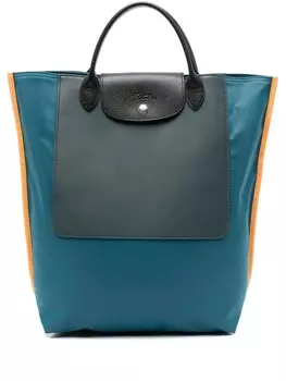 Longchamp сумка-тоут Cabas среднего размера, синий