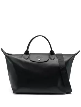 Longchamp сумка-тоут Le Pliage среднего размера, черный