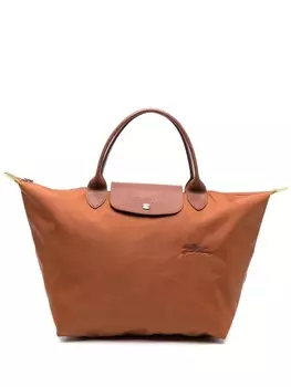 Longchamp сумка-тоут Le Pliage среднего размера, коричневый