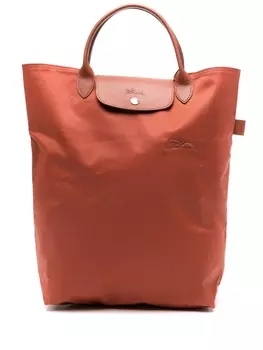 Longchamp сумка-тоут Le Pliage среднего размера, коричневый
