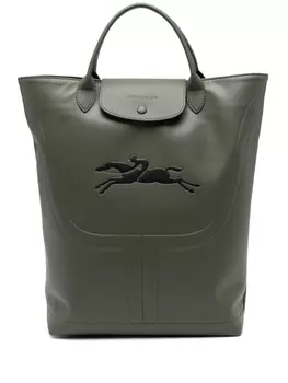 Longchamp сумка-тоут Le Pliage Xtra Boots среднего размера, зеленый