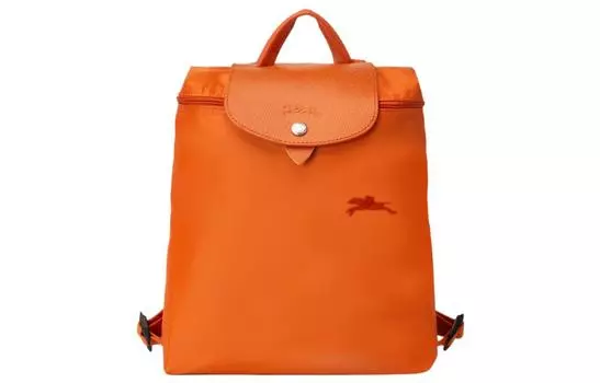 LONGCHAMP Женский рюкзак Le Pliage Green Cow Leather Carrot