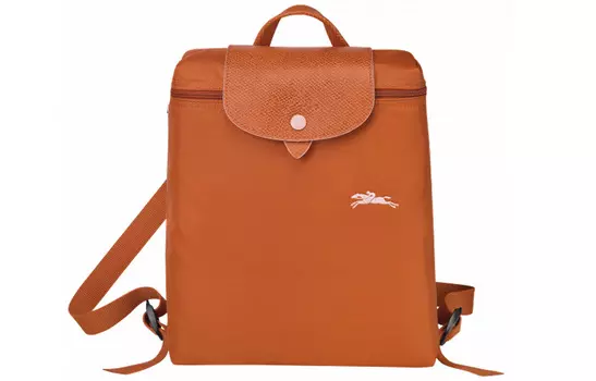 LONGCHAMP Женский тканевый рюкзак Le Pliage, ржаво-красный
