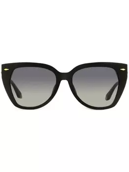 Longines butterfly-frame sunglasses, черный