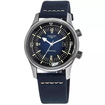 Longines Legend Diver автоматические мужские часы с синим циферблатом L3.774.4.90.2