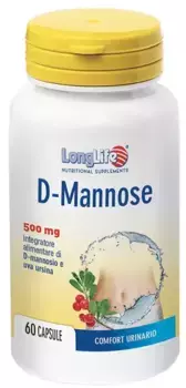 Longlife D Mannose 60 капсул Уро-генитальная добавка для благополучия Long Life
