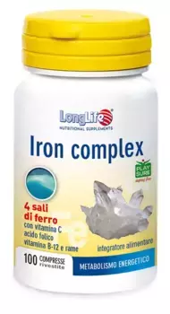 Longlife Железо Комплекс 100 таблеток Long Life