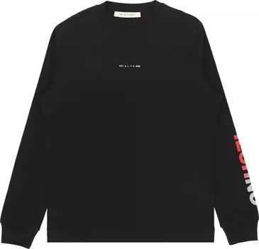 Лонгслив 1017 ALYX 9SM Tecno Long-Sleeve Tee 'Black', черный
