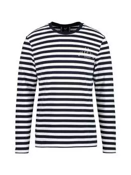 Лонгслив 19v69 Italia, темно-синий