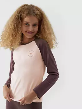 Лонгслив 4F, бежевый