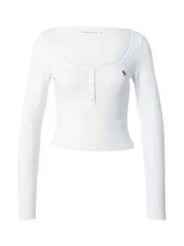 Лонгслив Abercrombie & Fitch, белый