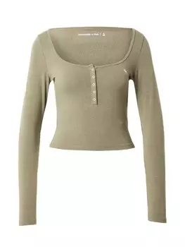 Лонгслив Abercrombie & Fitch, хаки