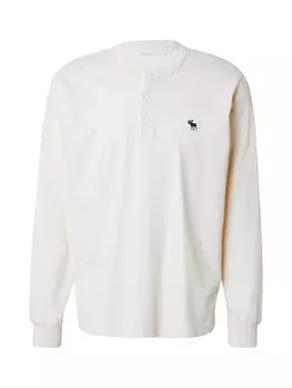 Лонгслив Abercrombie & Fitch Shirt, белый