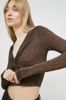 Лонгслив Abercrombie & Fitch, золотой