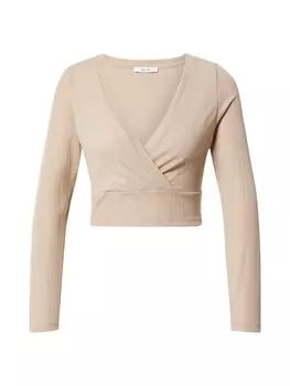 Лонгслив About You CETTINA, бежевый